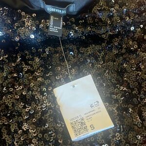 Black flare sequin pants New! forever, 21